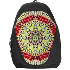 Red Yellow Kielidescope  Backpack Bag by OCDesignss