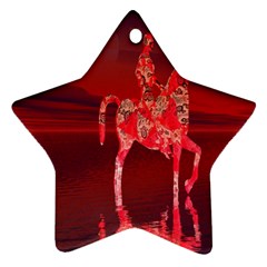 Riding At Dusk Star Ornament (two Sides) by icarusismartdesigns