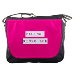 Vaping Kicks Ash Pink  Messenger Bag by OCDesignss