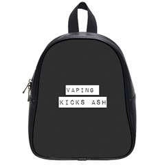 Vaping Kicks Ash Blk&wht  School Bag (small)