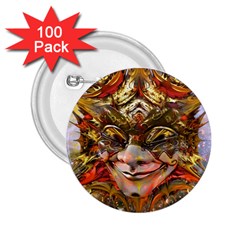 Star Clown 2 25  Button (100 Pack) by icarusismartdesigns