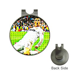 Cristiano Ronaldo  Hat Clip With Golf Ball Marker by Cordug