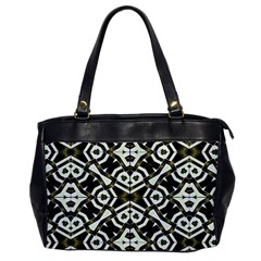 Abstract Geometric Modern Pattern  Oversize Office Handbag (one Side) by dflcprints