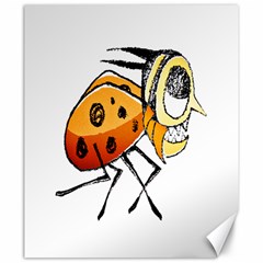 Funny Bug Running Hand Drawn Illustration Canvas 20  X 24  (unframed) by dflcprints