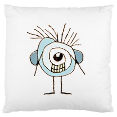 Cute Weird Caricature Illustration Standard Flano Cushion Case (one Side) by dflcprints