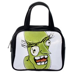 Mad Monster Man With Evil Expression Classic Handbag (one Side) by dflcprints