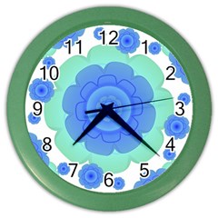 Retro Style Decorative Abstract Pattern Wall Clock (color) by dflcprints