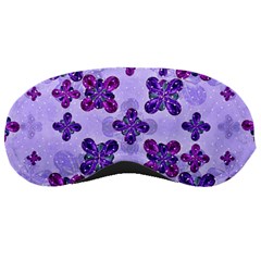 Deluxe Ornate Pattern Design In Blue And Fuchsia Colors Sleeping Mask by dflcprints