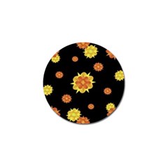 Floral Print Modern Style Pattern  Golf Ball Marker by dflcprints