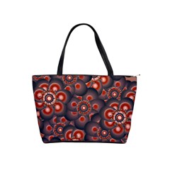 Modern Floral Decorative Pattern Print Large Shoulder Bag by dflcprints