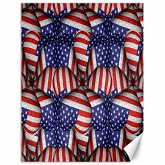 Modern Usa Flag Pattern Canvas 18  X 24  (unframed) by dflcprints