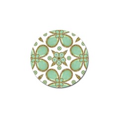 Luxury Decorative Pattern Collage Golf Ball Marker by dflcprints