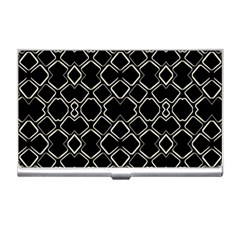 Geometric Abstract Pattern Futuristic Design  Business Card Holder by dflcprints