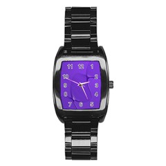 Twisted Purple Pain Signals Stainless Steel Barrel Watch by FunWithFibro