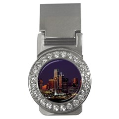 Dallas Skyline At Night Money Clip (cz) by StuffOrSomething