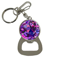 Blue Purple Chaos Bottle Opener Key Chain by LalyLauraFLM