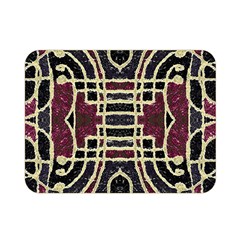 Tribal Style Ornate Grunge Pattern  Double Sided Flano Blanket (mini) by dflcprints