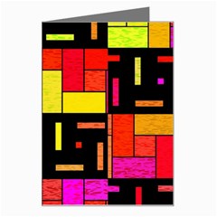 Squares And Rectangles Greeting Card