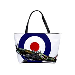 Spitfire And Roundel Large Shoulder Bag by TheManCave