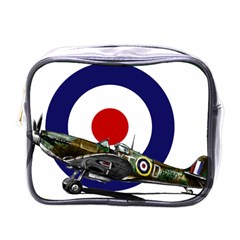 Spitfire And Roundel Mini Travel Toiletry Bag (one Side) by TheManCave