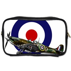Spitfire And Roundel Travel Toiletry Bag (one Side) by TheManCave
