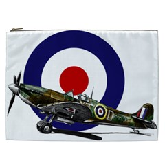 Spitfire And Roundel Cosmetic Bag (xxl) by TheManCave