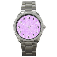 Hidden Pain In Purple Sport Metal Watch by FunWithFibro