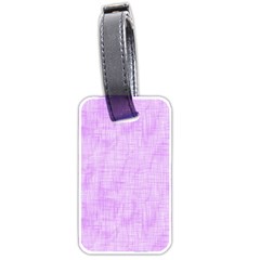 Hidden Pain In Purple Luggage Tag (two Sides) by FunWithFibro