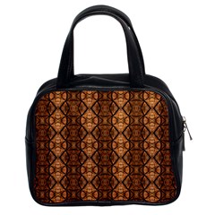 Faux Animal Print Pattern Classic Handbag (two Sides) by GardenOfOphir