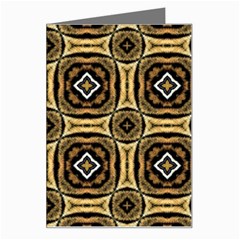 Faux Animal Print Pattern Greeting Card by GardenOfOphir