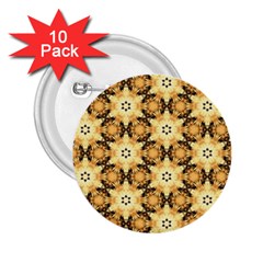 Faux Animal Print Pattern 2 25  Button (10 Pack) by GardenOfOphir