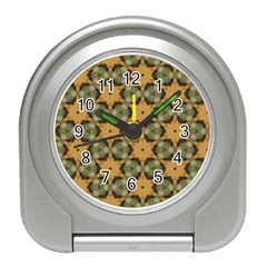 Faux Animal Print Pattern Desk Alarm Clock by GardenOfOphir