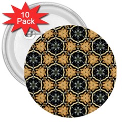 Faux Animal Print Pattern 3  Button (10 Pack) by GardenOfOphir