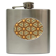 Faux Animal Print Pattern Hip Flask by GardenOfOphir