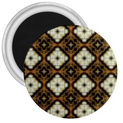 Faux Animal Print Pattern 3  Button Magnet by GardenOfOphir