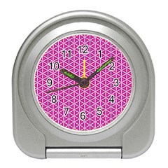 Cute Pretty Elegant Pattern Desk Alarm Clock by GardenOfOphir