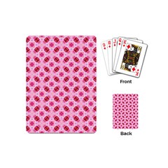 Cute Pretty Elegant Pattern Playing Cards (mini) by GardenOfOphir