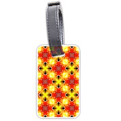 Cute Pretty Elegant Pattern Luggage Tag (two Sides) by GardenOfOphir