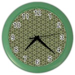 Cute Pretty Elegant Pattern Wall Clock (Color) Front