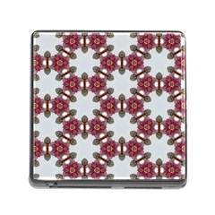 Cute Pretty Elegant Pattern Memory Card Reader With Storage (square) by GardenOfOphir