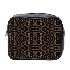 Futuristic Geometric Design Mini Travel Toiletry Bag (two Sides) by dflcprints