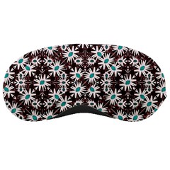 Modern Floral Geometric Pattern Sleeping Mask by dflcprints