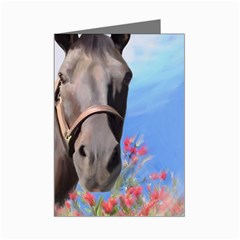 Miwok Horses Mini Greeting Card (8 Pack) by JulianneOsoske