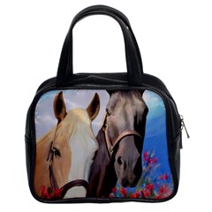 Miwok Horses Classic Handbag (two Sides) by JulianneOsoske