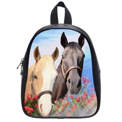 Miwok Horses School Bag (small) by JulianneOsoske