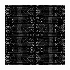 Black And White Tribal  Glasses Cloth (medium, Two Sided) by dflcprints