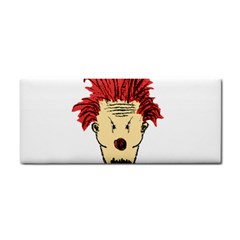 Evil Clown Hand Draw Illustration Hand Towel by dflcprints