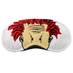 Evil Clown Hand Draw Illustration Sleeping Mask by dflcprints