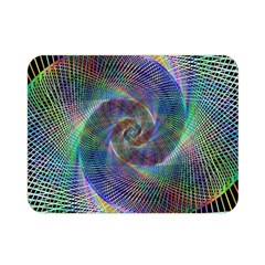 Psychedelic Spiral Double Sided Flano Blanket (mini) by StuffOrSomething