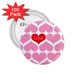 One Love 2 25  Button (100 Pack) by Kathrinlegg